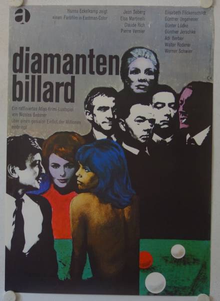 Un milliard dans un billard - Diamond Cue original release german movie poster